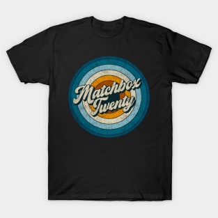 Matchbox Twenty - Retro Circle Vintage T-Shirt